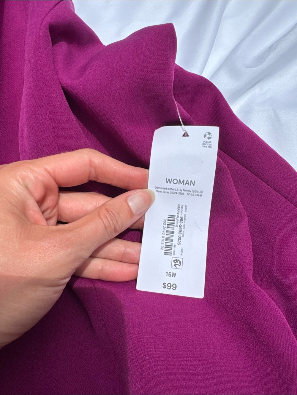 Liz Claiborne Magenta Double-Breasted Blazer - Picture 2 of 5